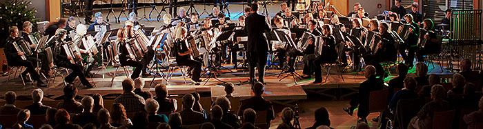 Hauptorchester beim Konzert